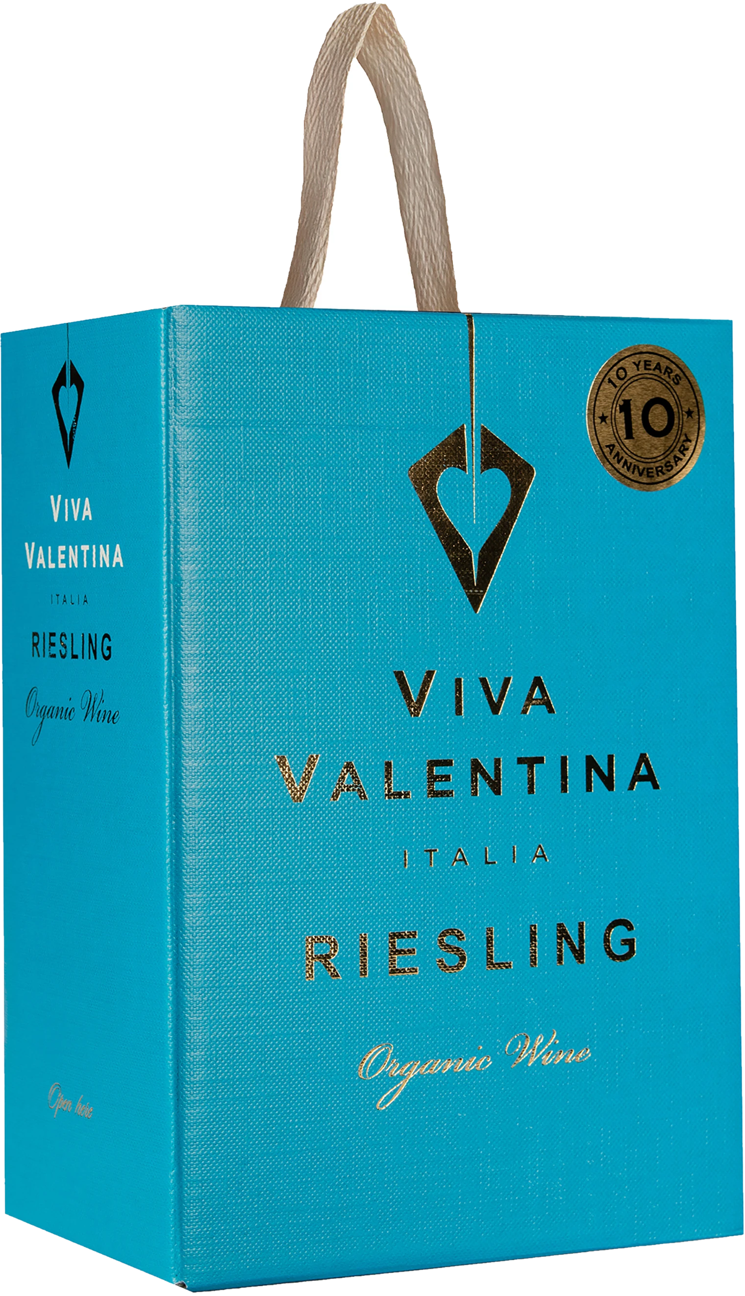 Viva Valentina Organic Riesling 2024 hanapakkaus
