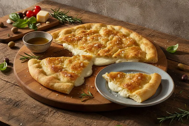 Focaccia di Recco, Ligurian juustofocaccia
