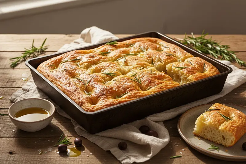 Focaccia ilman vaivausta