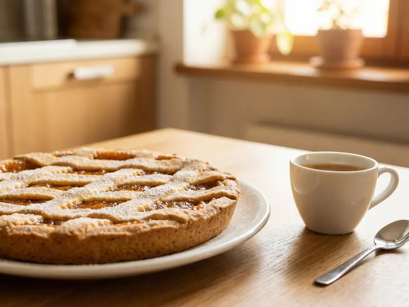 Italialainen hillotorttu crostata