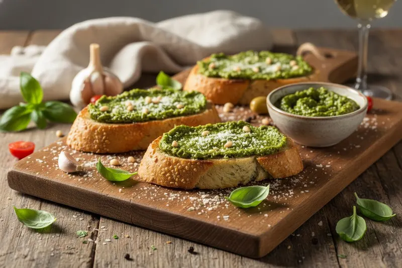 Italialainen pestoleipä