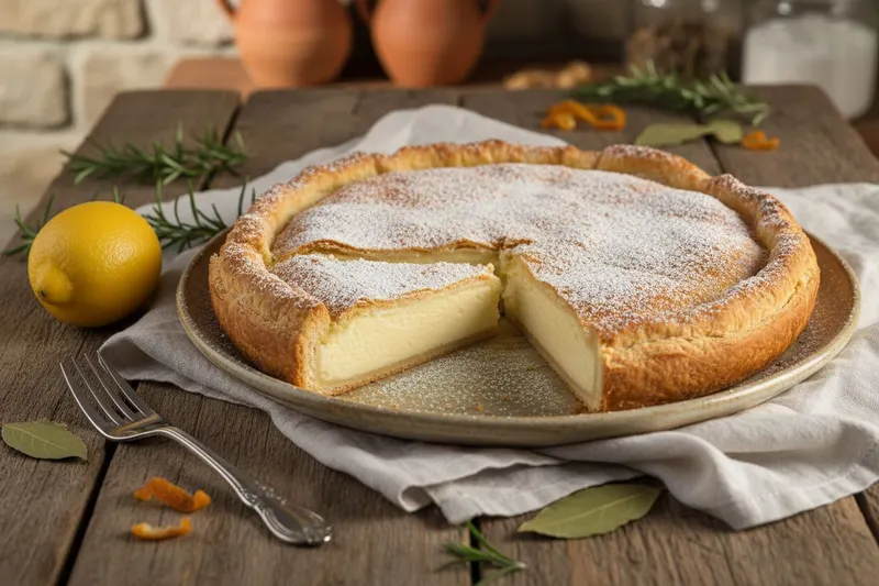 Italialainen ricottapiiras (Torta di Ricotta)
