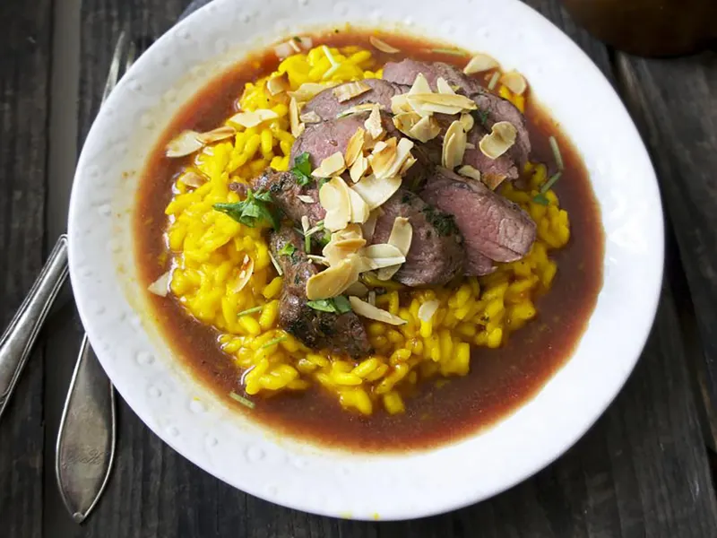 Sahrami risotto  
Karitsan marinadi
