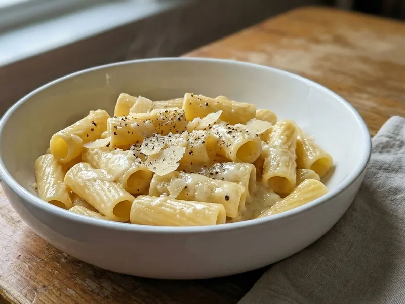 Neljän juuston pasta, quattro formaggio