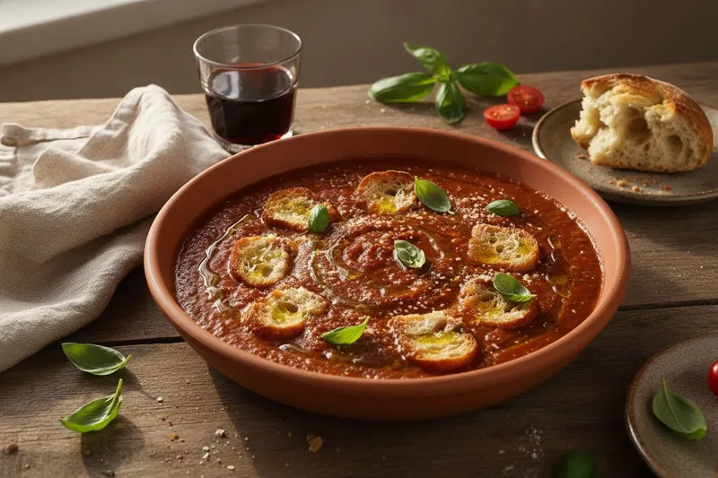 Pappa al Pomodoro-leipäkeitto