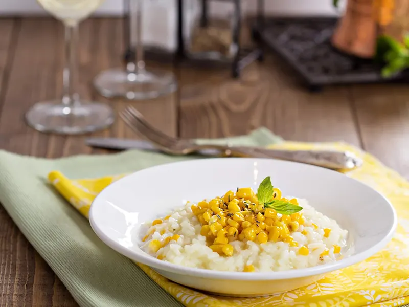 Parmankinkku risotto