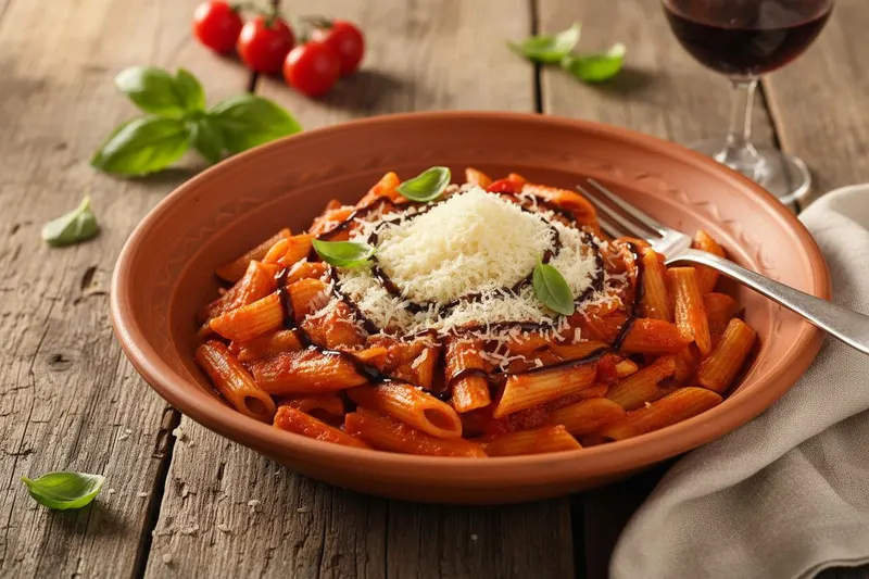 Pasta all'Arrabbiata kanalla