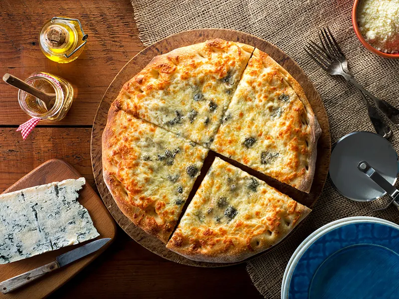 Persikkapizza