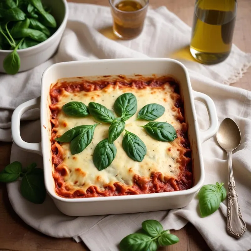 Pinaatti-ricotta-lasagne