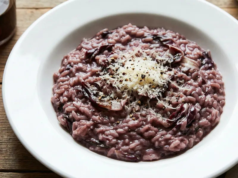 Punaviinirisotto al radicchio