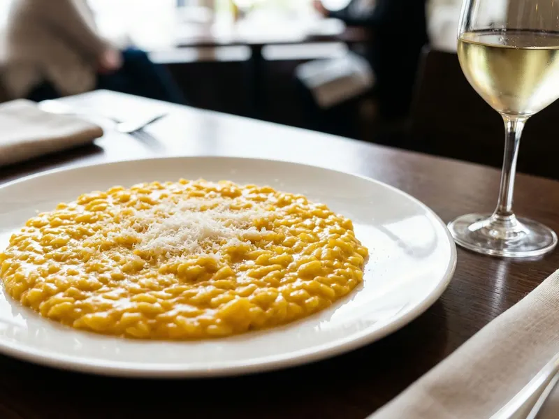 Risotto alla Milanese, sahramirisotto