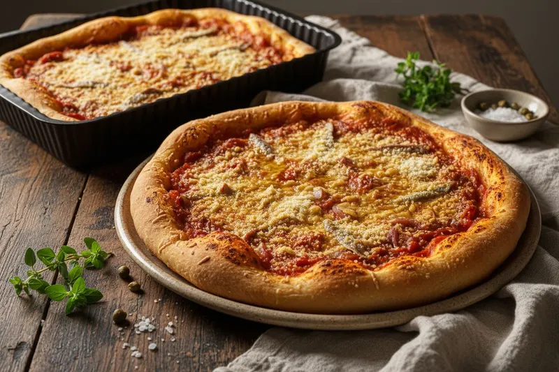 Sfincione eli sisilialainen pizza