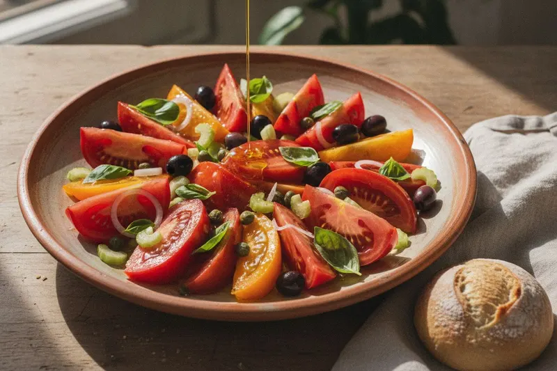 Sisilialainen salaatti (Insalata Siciliana)