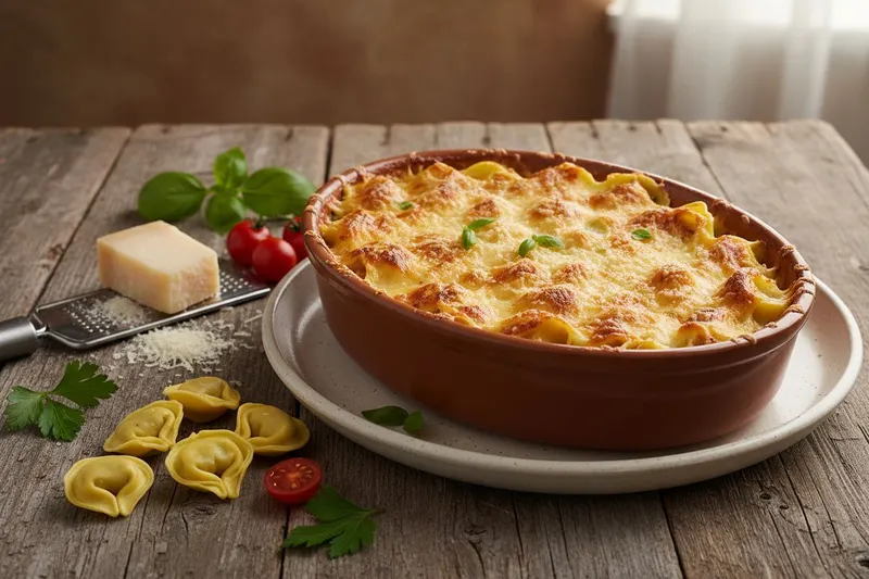 Tortellini mac and cheese