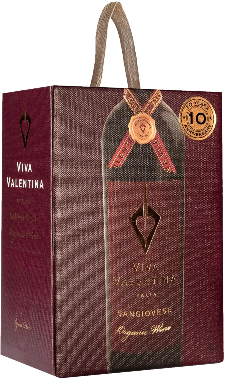 Viva Valentina Organic Sangiovese 2025 hanapakkaus